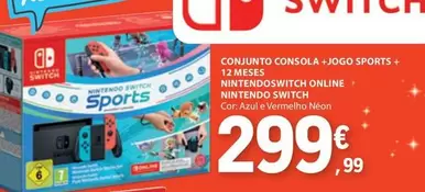 Oferta de Nintendo - Conjunto Consola + Jogo Sports + 12 Meses por 299,99€ em E.Leclerc