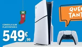 Oferta de Consola Slim Playstation 5 por 549,99€ em E.Leclerc