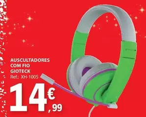 Oferta de .Com - Auscultadores Com Fio por 14,99€ em E.Leclerc