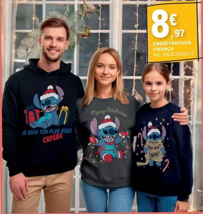 Oferta de Sweat Fantasia Cranança por 8,97€ em E.Leclerc