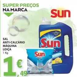 Oferta de Sun - Sal Anti-calcario Maquina Loica por 1,49€ em E.Leclerc