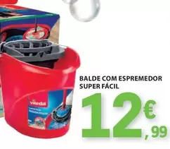 Oferta de Vileda - Balde Com Espremedor Super Fácil por 12,99€ em E.Leclerc