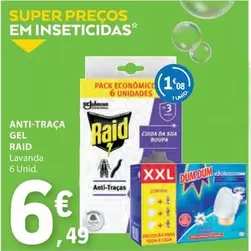 Oferta de Raid - Anti-traca Gel por 6,49€ em E.Leclerc