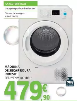 Oferta de Indesit - Maquina De Secar Roupa por 479,9€ em E.Leclerc