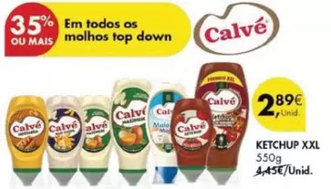 Oferta de Calvé - Ketchup XXL por 2,89€ em Pingo Doce