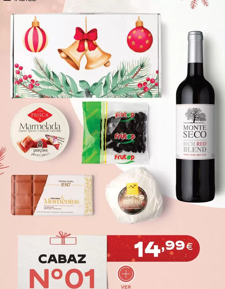 Oferta de Prisca - Cabaz por 14,99€ em Continente