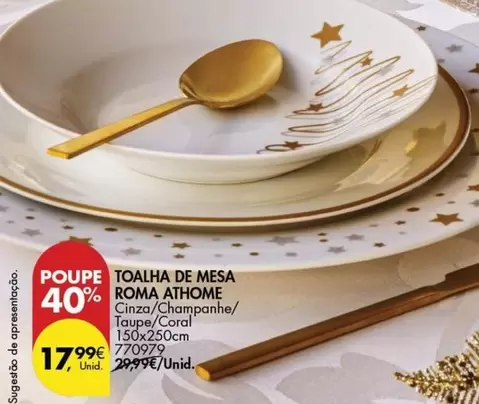 Oferta de Toalha De Mesa Roma Ahome por 17,99€ em Pingo Doce