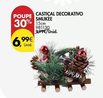 Oferta de Castical Decorativo Smukee por 6,99€ em Pingo Doce