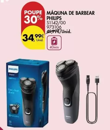 Oferta de Philips - Máquina De Barbear por 34,99€ em Pingo Doce