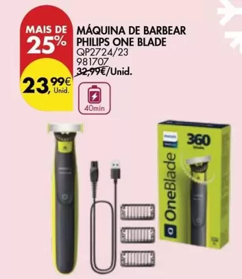 Oferta de Philips - Máquina De Barbear por 23,99€ em Pingo Doce