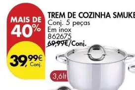 Oferta de Trem De Cozinha Smuke por 39,99€ em Pingo Doce