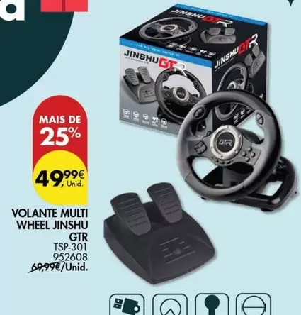 Oferta de Volante Multi Wheel por 49,99€ em Pingo Doce