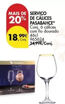 Oferta de Service De Calices por 18,99€ em Pingo Doce