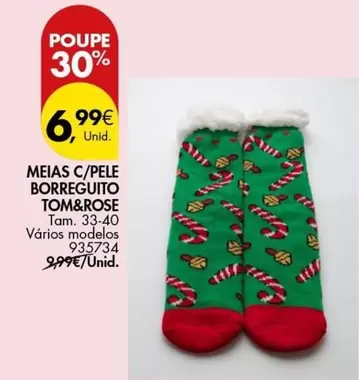 Oferta de Meias C/pele Borreguito por 6,99€ em Pingo Doce