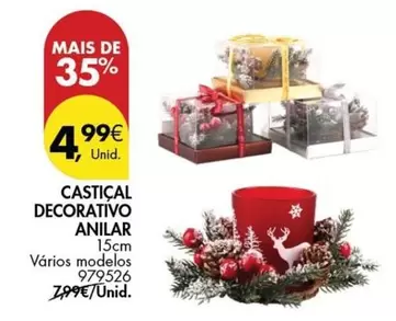 Oferta de Anilar - Castical Decorativo por 4,99€ em Pingo Doce