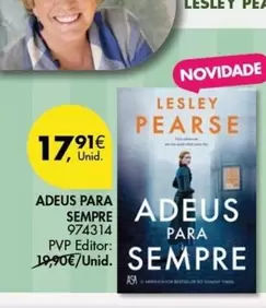 Oferta de Adeus Para Sempre por 17,91€ em Pingo Doce