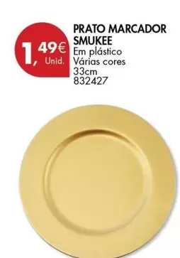 Oferta de Smukee - Prato Marcador por 1,49€ em Pingo Doce