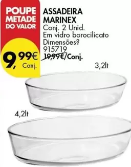 Oferta de Assadeira Marinex por 9,99€ em Pingo Doce