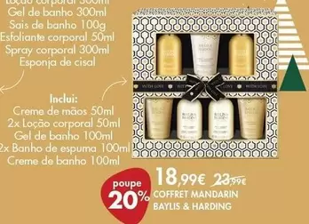 Oferta de Baylis & Harding - Gel De Banho por 18,99€ em Pingo Doce