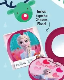 Oferta de Frozen - Espelho Glosses Pincelem Pingo Doce