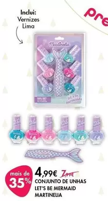 Oferta de Lima - Conjunto De Unhas Let's Be Mermaid por 4,99€ em Pingo Doce