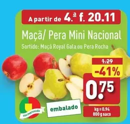 Oferta de Mini - Maçã por 0,75€ em Aldi