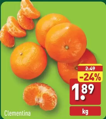 Oferta de Clementina por 1,89€ em Aldi