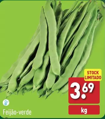 Oferta de Feijão-Verde por 3,69€ em Aldi