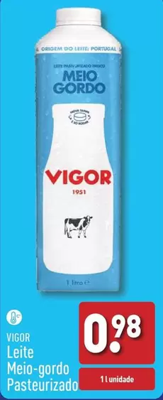 Oferta de Vigor - Leite por 0,98€ em Aldi