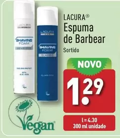 Oferta de Espuma De Barbear por 1,29€ em Aldi