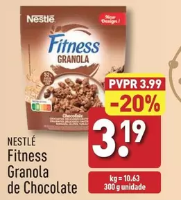 Oferta de Nestle - Fitness Granola De Chocolate por 3,19€ em Aldi