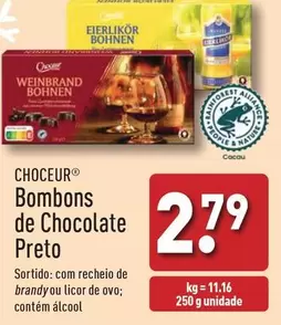 Oferta de .Com - Bombons De Chocolate Preto por 2,79€ em Aldi