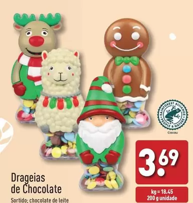 Oferta de Nature - Drageias De Chocolate por 3,69€ em Aldi