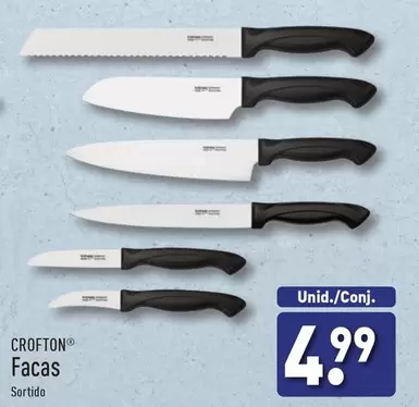 Oferta de Facas por 4,99€ em Aldi