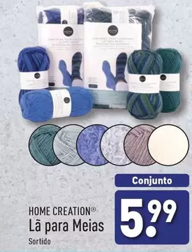 Oferta de Home creation - Home Creation La Para Meias por 5,99€ em Aldi