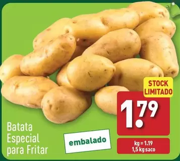 Oferta de Batata Especial Para Fritar por 1,79€ em Aldi