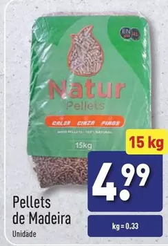 Oferta de Madeira - Pellets De Madeira por 4,99€ em Aldi