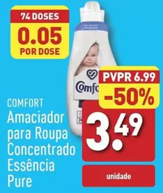 Oferta de Comfort - Amaciador Para Roupa Concentrado Essencia Pure por 3,49€ em Aldi