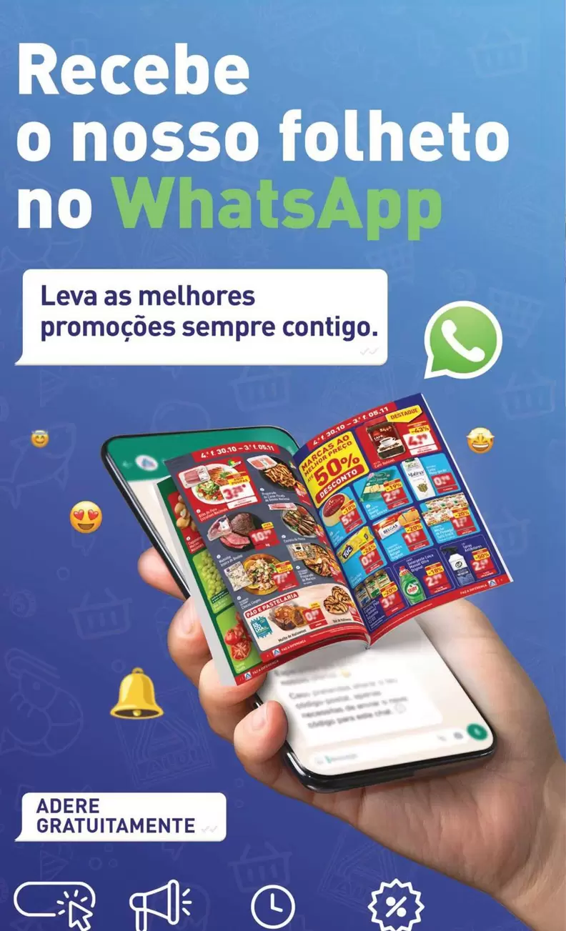 Oferta de Recebe O Nosso Folheto No WhatsAppem Aldi