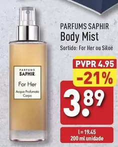 Oferta de Body Mist por 3,89€ em Aldi