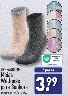 Oferta de Up2fashion - Meias Wellness Para Senhora por 3,99€ em Aldi