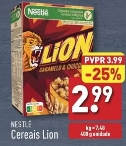 Oferta de Nestle - Cereais Lion por 2,99€ em Aldi