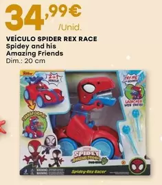 Oferta de Veículo Spider Rex Race por 34,99€ em Intermarché