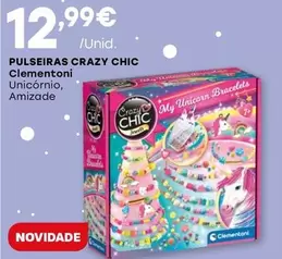 Oferta de Clementoni - Pulseiras Crazy Chic por 12,99€ em Intermarché