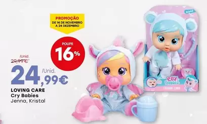 Oferta de Cry Babies - Loving Care por 24,99€ em Intermarché