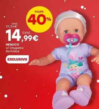 Oferta de Nenuco - C/Chupeta por 14,99€ em Intermarché