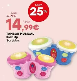 Oferta de Kidz Up  - Tambor Musical por 14,99€ em Intermarché