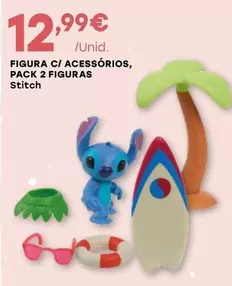 Oferta de Figura C/ Acessórios, Pack 2 Figuras Stitch por 12,99€ em Intermarché