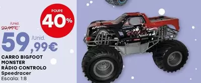 Oferta de Monster - Carro Bigfoot Monster Radio Control por 59,99€ em Intermarché