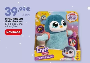 Oferta de Little Live Pets - O Meu Pinguim por 39,99€ em Intermarché